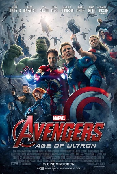 Avengers Age of Ultron movie cover