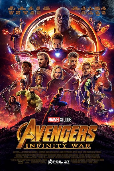Avengers Infinity War movie cover