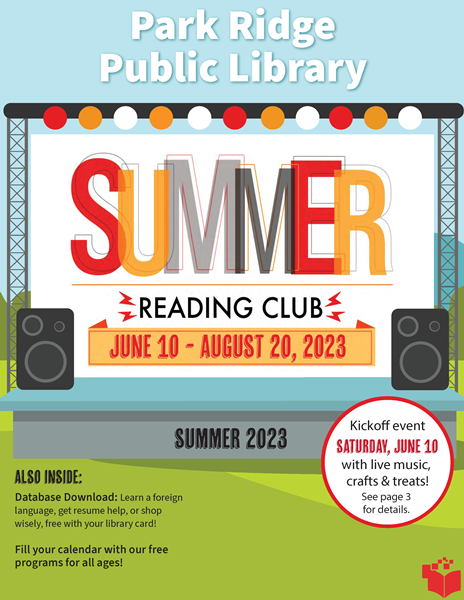 Park Ridge Library summer 2023 newsletter