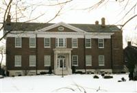 Old brick Park Ridge library building