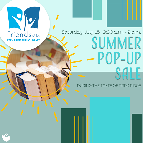 Summer pop-up sale advertisement