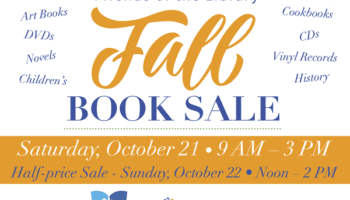 Fall book sale promo